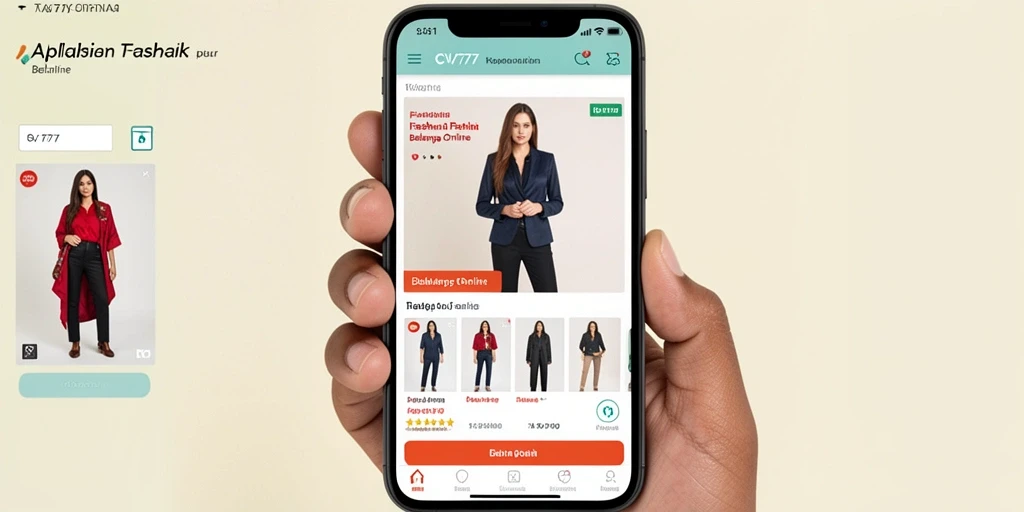 Tampilan interface aplikasi CV777 yang modern dan stylish.