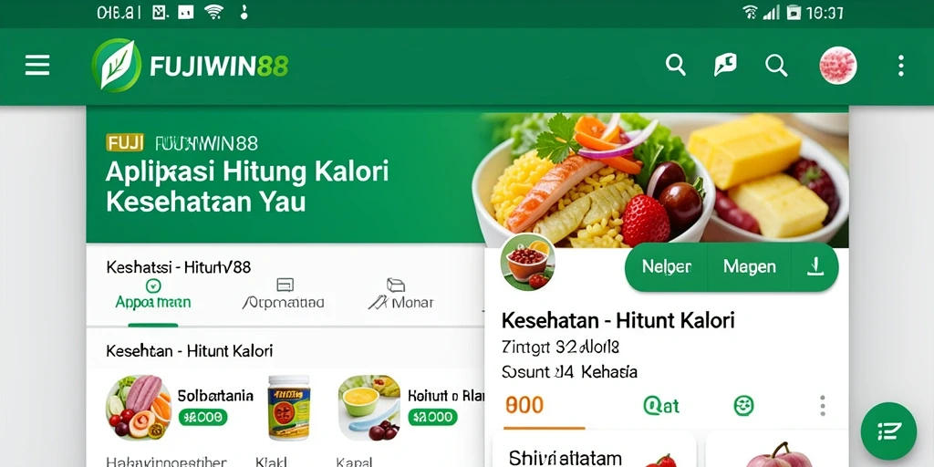 Antarmuka FUJIWIN88 yang user-friendly dan informatif.