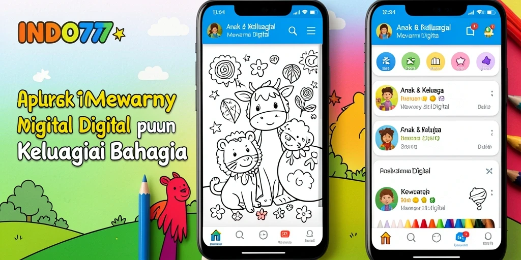 Tampilan antarmuka INDO777 dengan berbagai pilihan mewarnai.