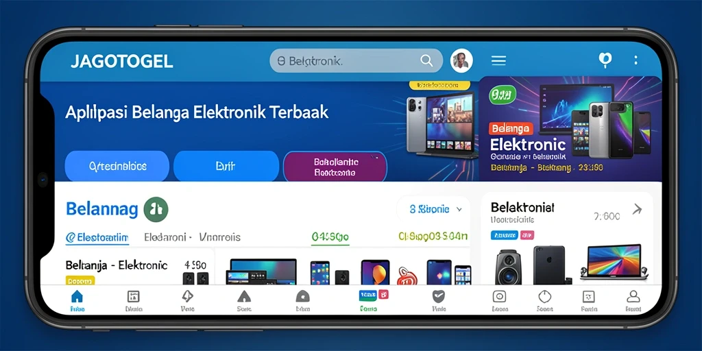 Antarmuka JAGOTOGEL menampilkan opsi belanja elektronik yang menarik.