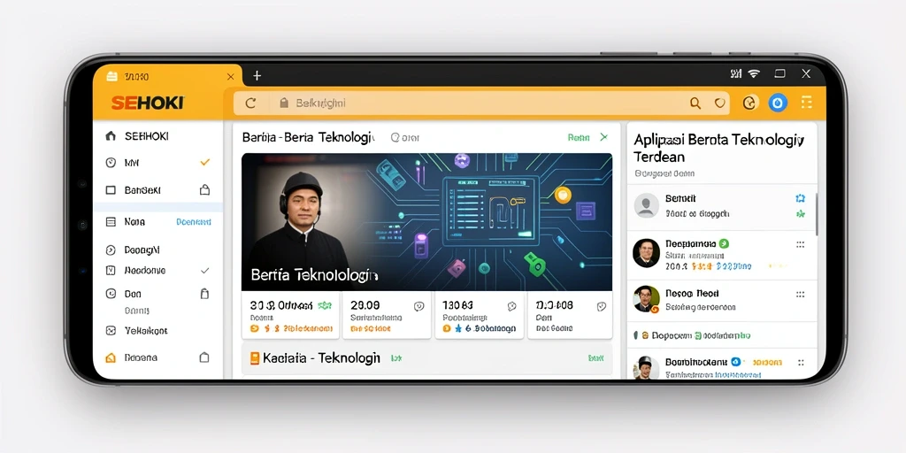 Antarmuka pengguna SEHOKI yang modern dan informatif.